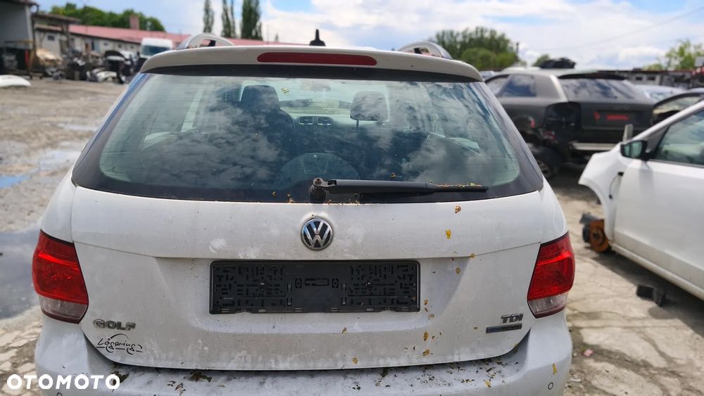 VW GOLF VI 10r KOMBI KLAPA BAGAŻNIKA SZYBA TYŁ GOŁA LB9A - 1