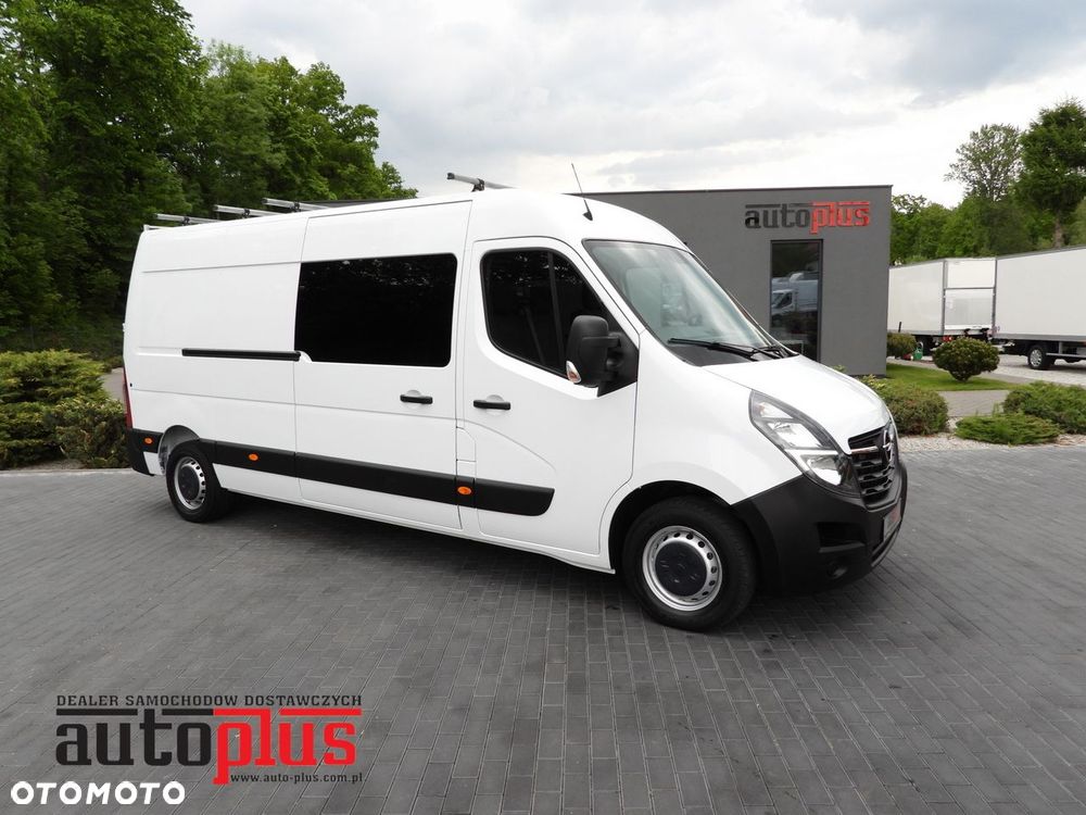 Opel MOVANO  FURGON BRYGADÓWKA  7 MIEJSC TEMPOMAT LEDY KLIMATYZACJA  135KM - 2