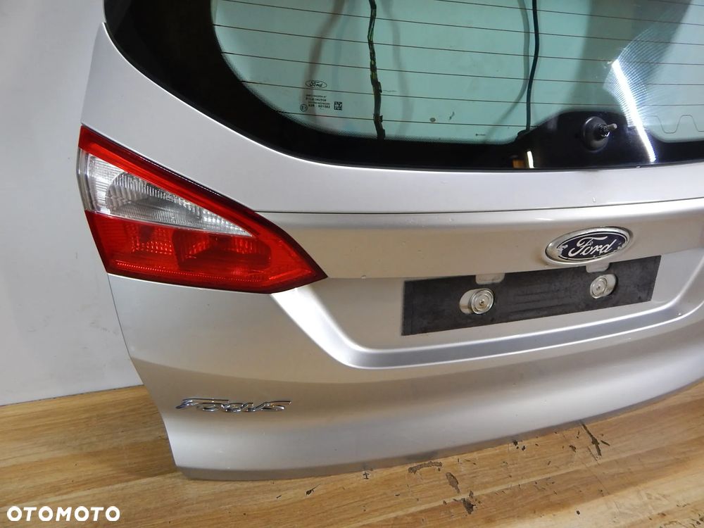 Klapa pokrywa bagażnika Kombi Ford Focus MK3 10-18 srebrna Łuków części - 3