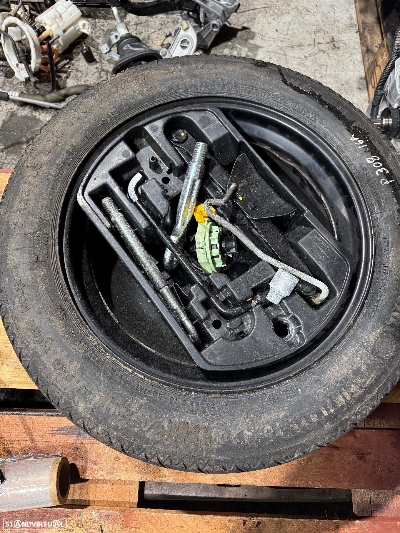 Kit roda suplente Peugeot 308 - 2