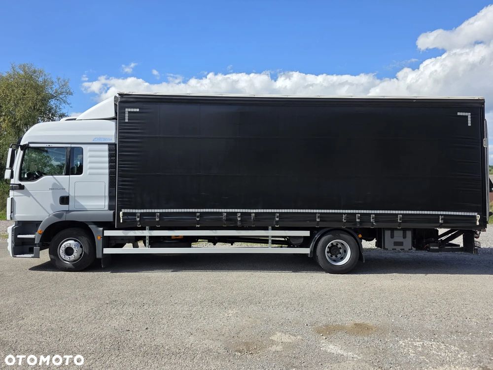 MAN TGM 15.290 / BURTO-FIRANKA / AUTOMAT / CAŁY NA PODUSZKACH / KLIMA POSTOJOWA /18EURO PALET / SPROWADZONY  / E6 / LIFT  / WINDA / - 6