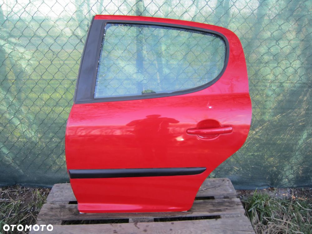 Drzwi tył tylne lewe Peugeot 207 5d HB KKNB