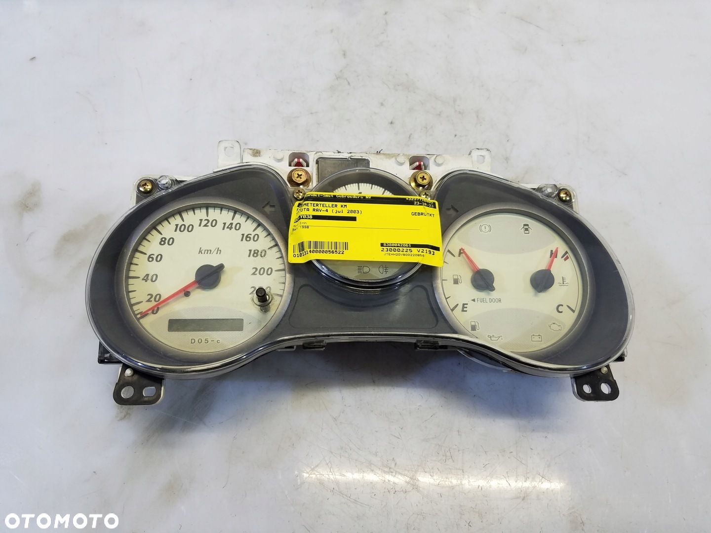 LICZNIK ZEGARY TOYOTA RAV4 2.0 B 83800-42861 - 1