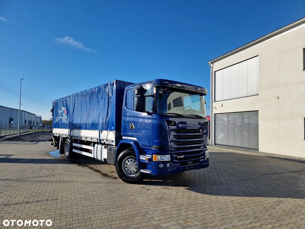 Scania G450/ ZABUDOWA 7.7m/ HDS HIAB XS122 HIDUO Sterowanie Radiowe/ SKRETNA OŚ WLECZONA/ CAŁY NA PODUSZKACH/ PO ZŁOTYM KONTRAKCIE - 2