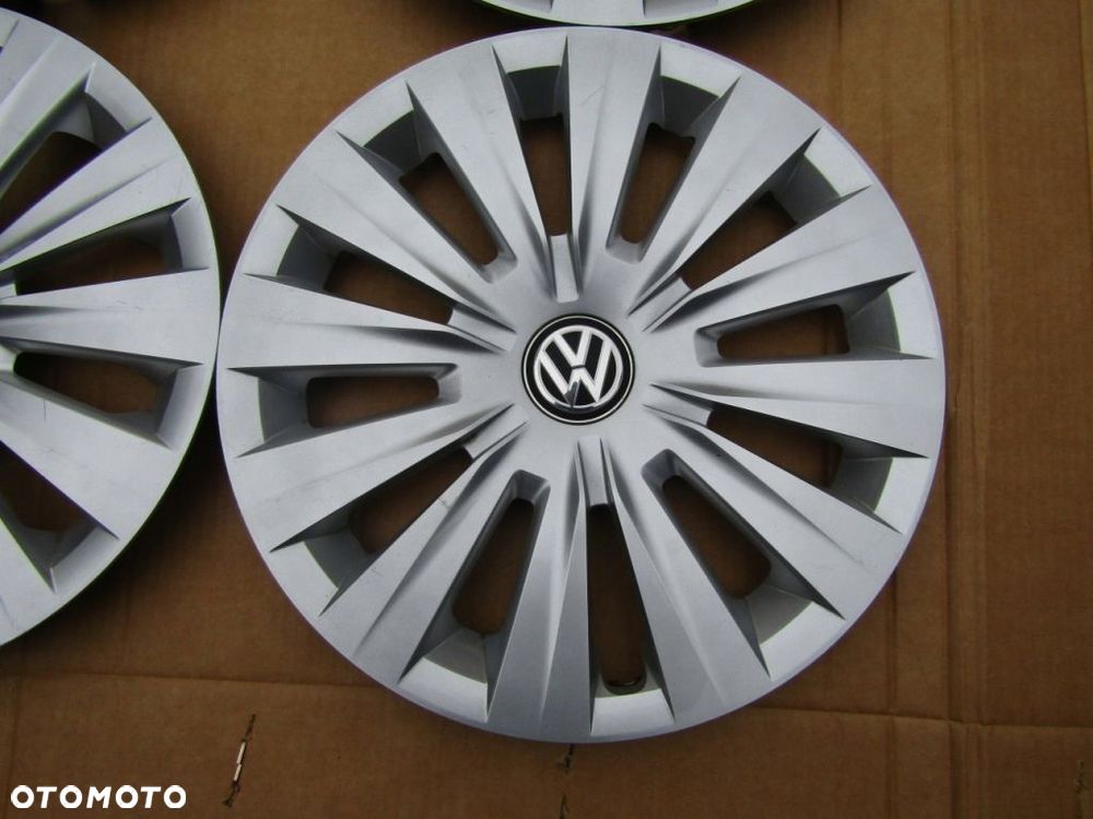 4x Kołpaki 15 VW Caddy Passat B5 Jetta Golf V VI VII Touran Polo / Oryginał - 10