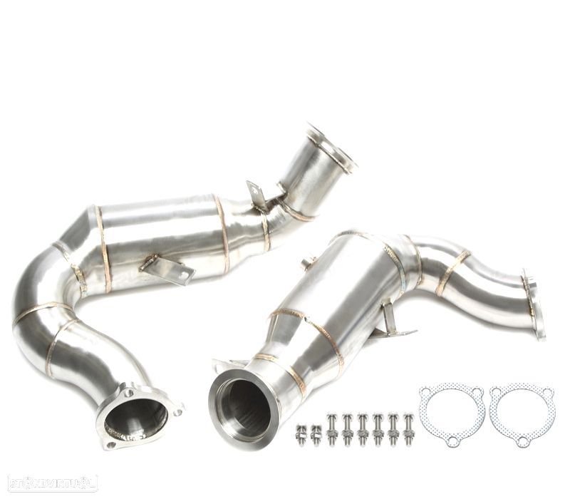 SUPRESSOR DE CATALISADOR PORSCHE MACAN 14-18 AÇO 90MM - 1