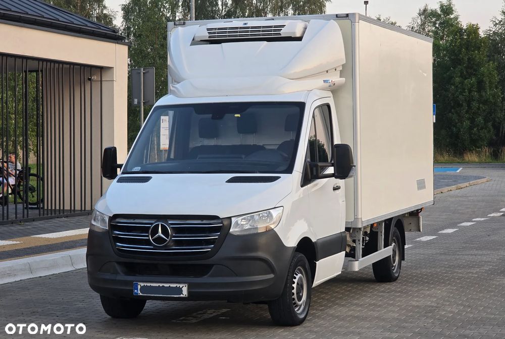 Mercedes-Benz SPRINTER 316 CDI 907❗❗NOWY MODEL / CHŁODNIA-MROŹNIA 7 PALET / -32*C +25*C / AGREGAT THERMOKING / ZASILANIE ZEWNETRZNE 230V / ZABUDOWA IGLOPOL / SERWIS ASO / SALON POLSKA / 1 WŁAŚCICIEL / JAK NOWY ❗❗ - 27