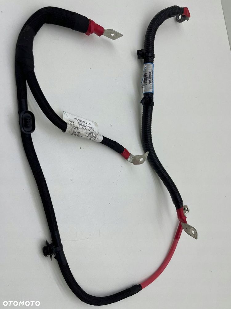 RENAULT CLIO V PRZEWÓD AKUMULATORA KLEMA KOMPLET 240231739R - 1