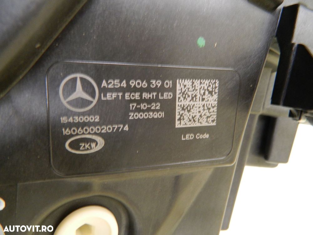 Far stanga Mercedes GLC W254 Full LED HIGH PERFORMANCE,  2022, 2023, 2024, 2025 cod origine A254906391. - 7