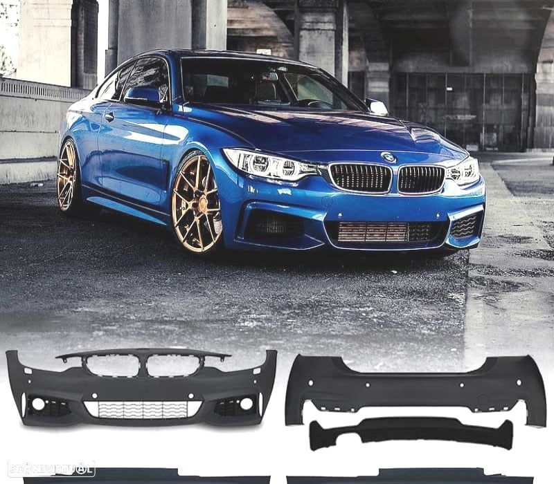 KIT DE CARROÇARIA BMW F32 F33 COUPE CABRIO 13- COM PDC LOOK M - 5