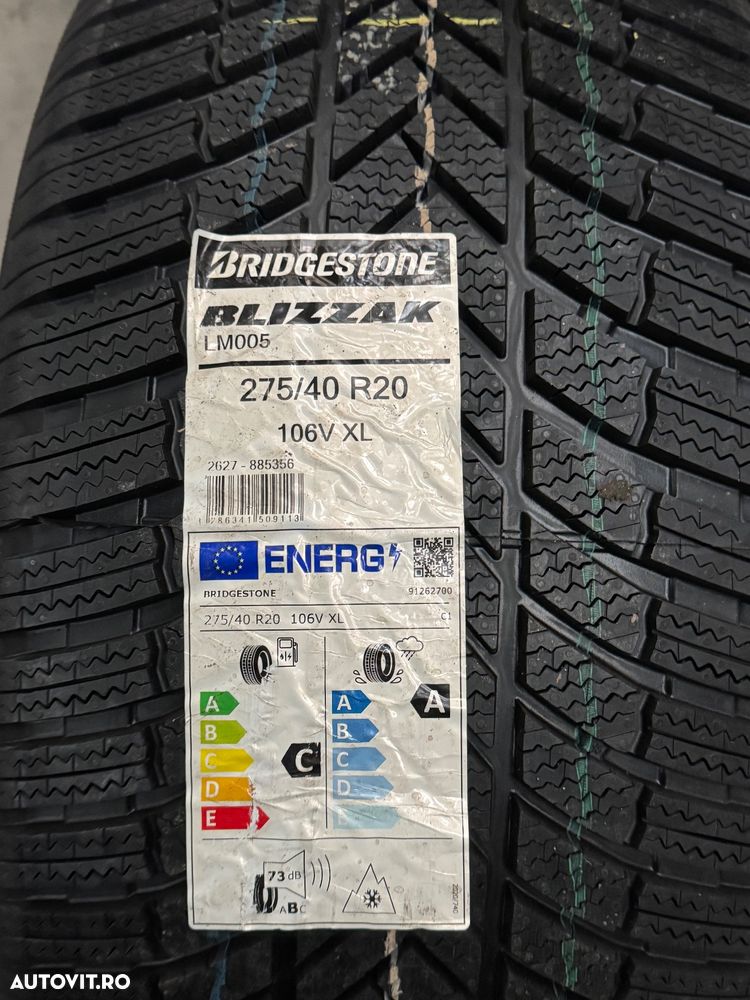 Vând 2 anvelope 275/40/20 bridgestone de iarnă noi - 2