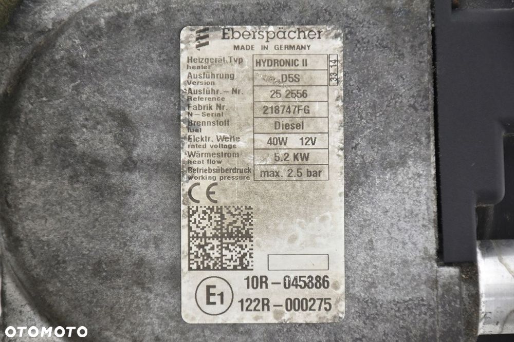 ogrzewanie postojowe webasto * range rover cpla-18k463-af - 4