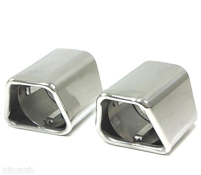 PONTEIRA DE ESCAPE VOLVO XC60 V60 S60 00- CROMO - 3