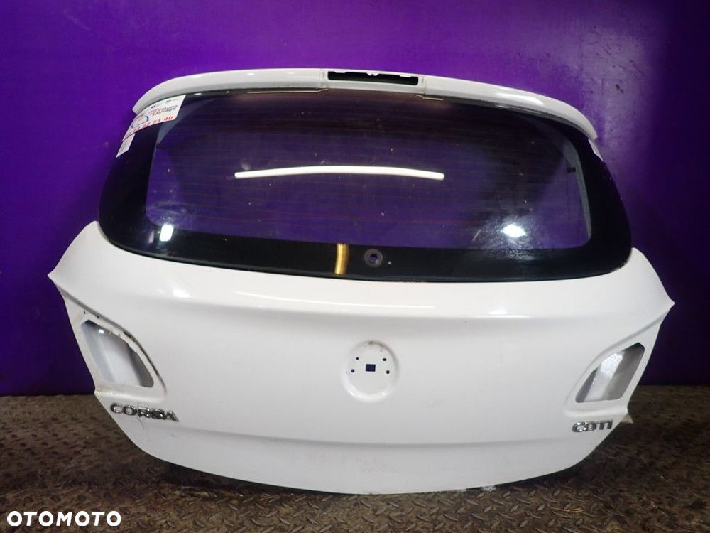 OPEL CORSA E 14- 3D KLAPA TYLNA TYŁ BAGAŻNIKA KOD LAKIERU Z40R - 2