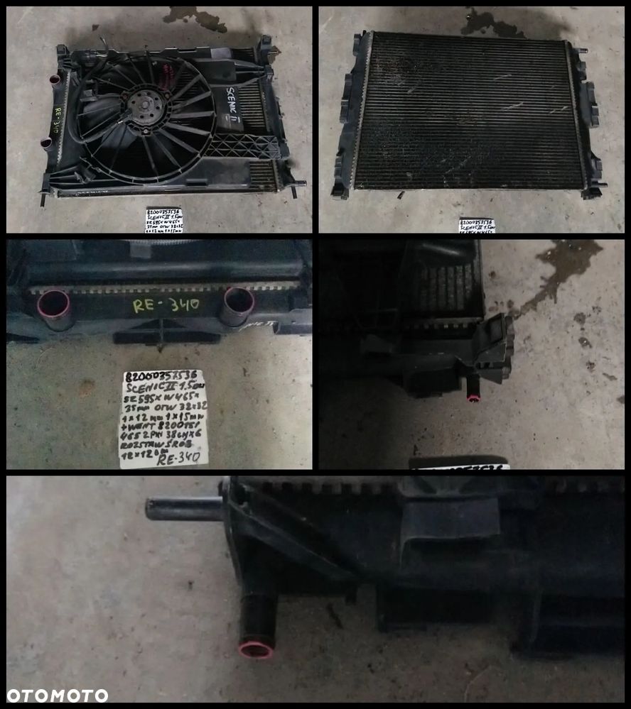 RENAULT CHŁODNICA WODY - 14