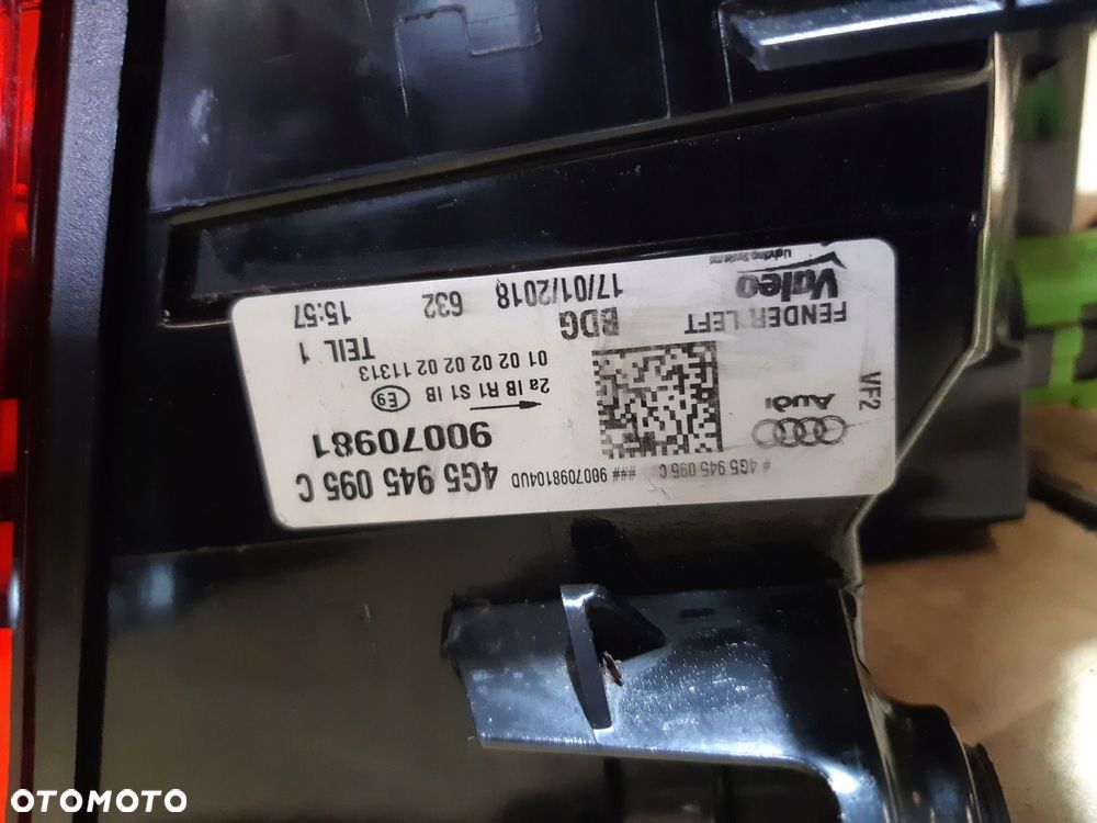 AUDI A6 C7 LIFT SEDAN LAMPY LAMPA LEWA PRAWA LED TYŁ KOMPLET CIEMNE - 7