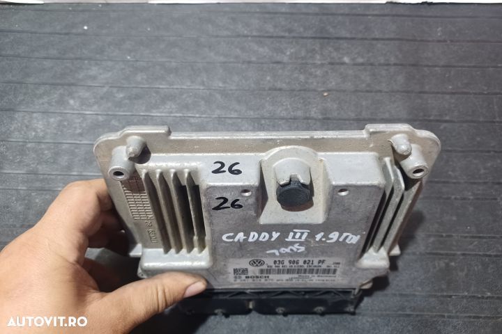 Calculator motor ECU 03G906021PF 0281014075 - 1.9 TDI 03G906021PF 028 - 4