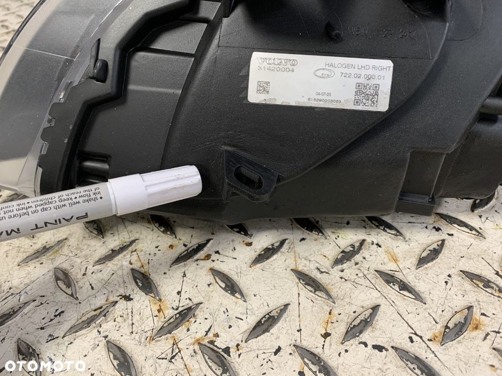 NOWA ORYGINALNA LAMPA VOLVO V40 S40 II 2 LIFT FL 12-16 PRAWA PRZEDNIA PRZÓD 3142004 31467077 - 10