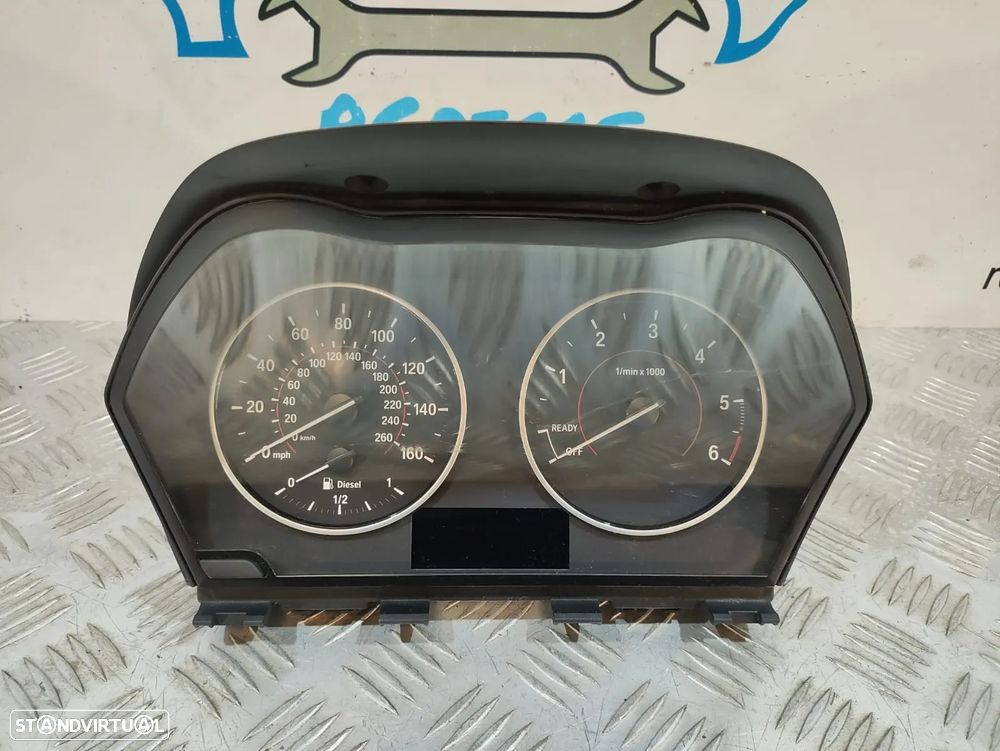 QUADRANTE MOSTRADORES PAINEL INSTRUMENTOS BMW SERIE 1 F20 F21 62109287468 9287468 SERIE 2 F22 F23 - 2