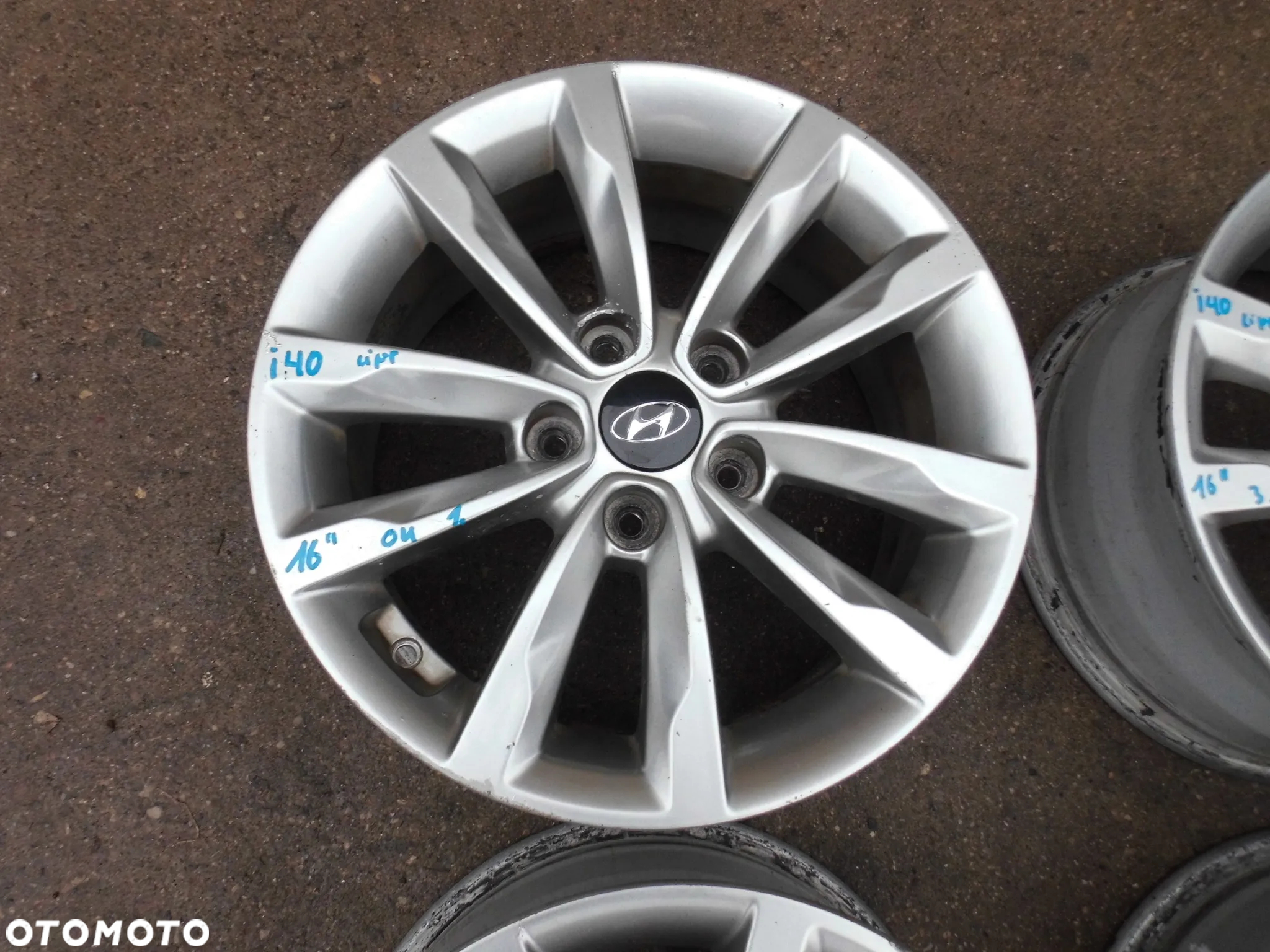 FELGI ALUMINIOWE HYUNDAI I40 LIFT 16 CALI ORYGINAŁ - 2