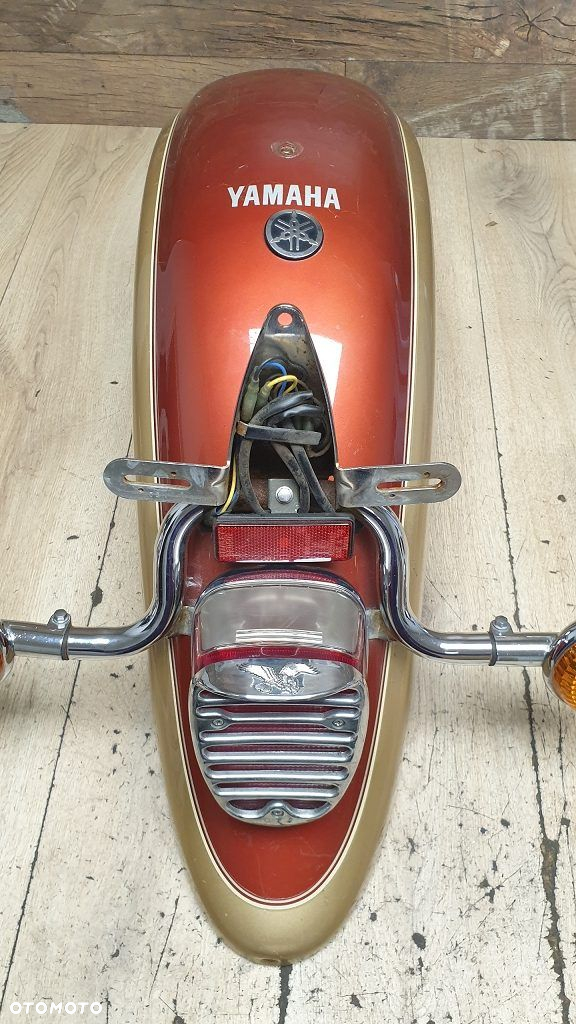 Błotnik tył lampa osłona chrom kierunkowskazy Yamaha XVS650 Drag Star Classic - 4