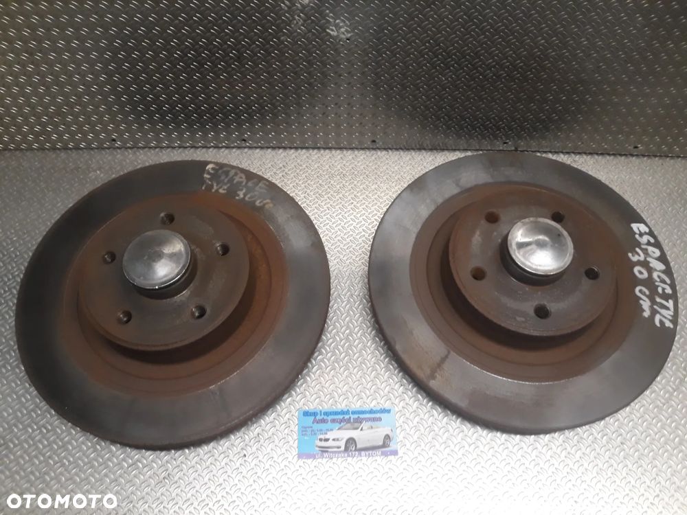 TARCZE TYŁ RENAULT ESPACE IV  2,0 TURBO  ŚREDNICA 30 CM