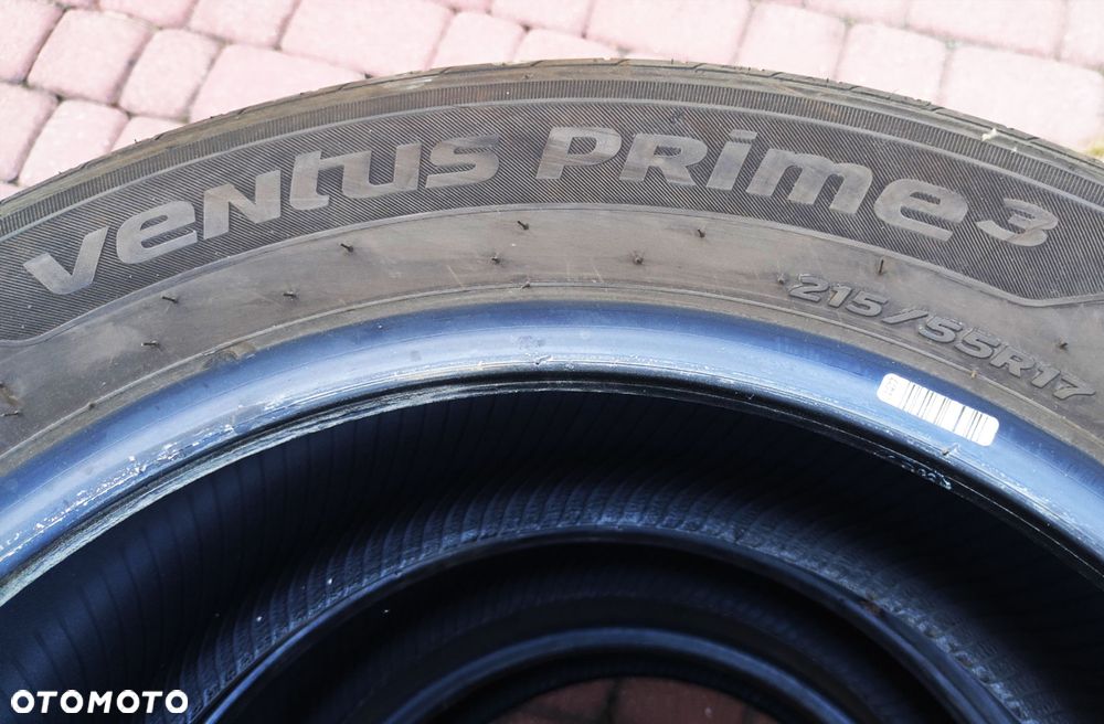 Hankook Ventus Prime3 215/55 R17 DOT 2025 – 4 szt. – tylko 200 km – np. VW T-Roc - 4