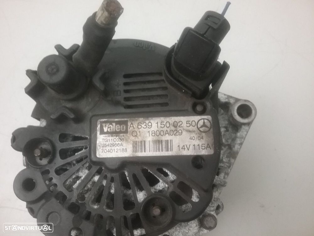 Alternador SMART FORFOUR (454) 1.5 CDI (454.000) | 09.04 - 06.06 Usado REF. MOTO... - 3