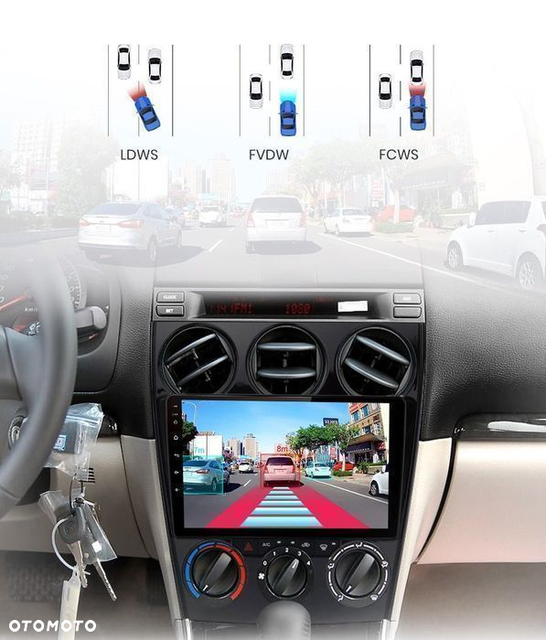 Radio nawigacja Mazda 6 2004 - 2007 Carplay Android auto 8GB 256GB - 4