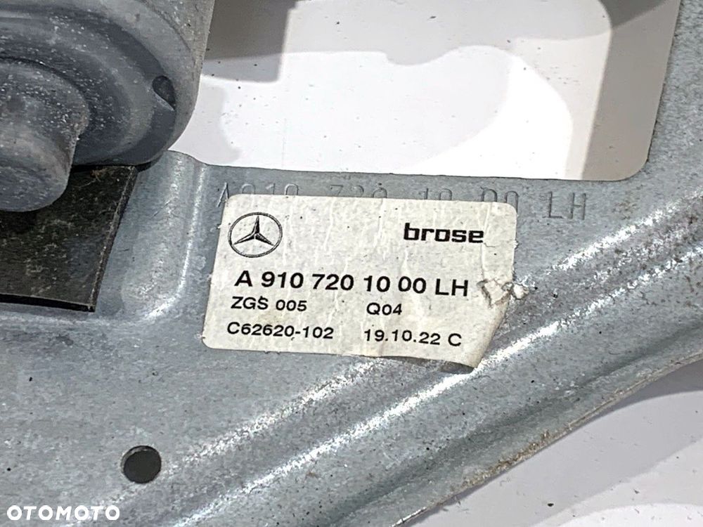 PODNOŚNIK SZYBY LEWY PRZÓD  MERCEDES-BENZ SPRINTER 3,5-t Tourer Bus (B907) 2018 - 2022 317 CDI - 5