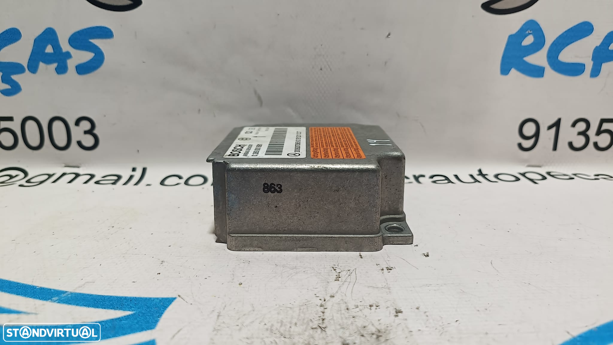 CENTRALINA ECU MODULO AIRBAG MERCEDES BENZ CLASS C W203 A2038207385 2038207385 0285001881 BOSCH COUPE CL203 CLC CLASS E W211 E220 CLK C209 W209 - 5
