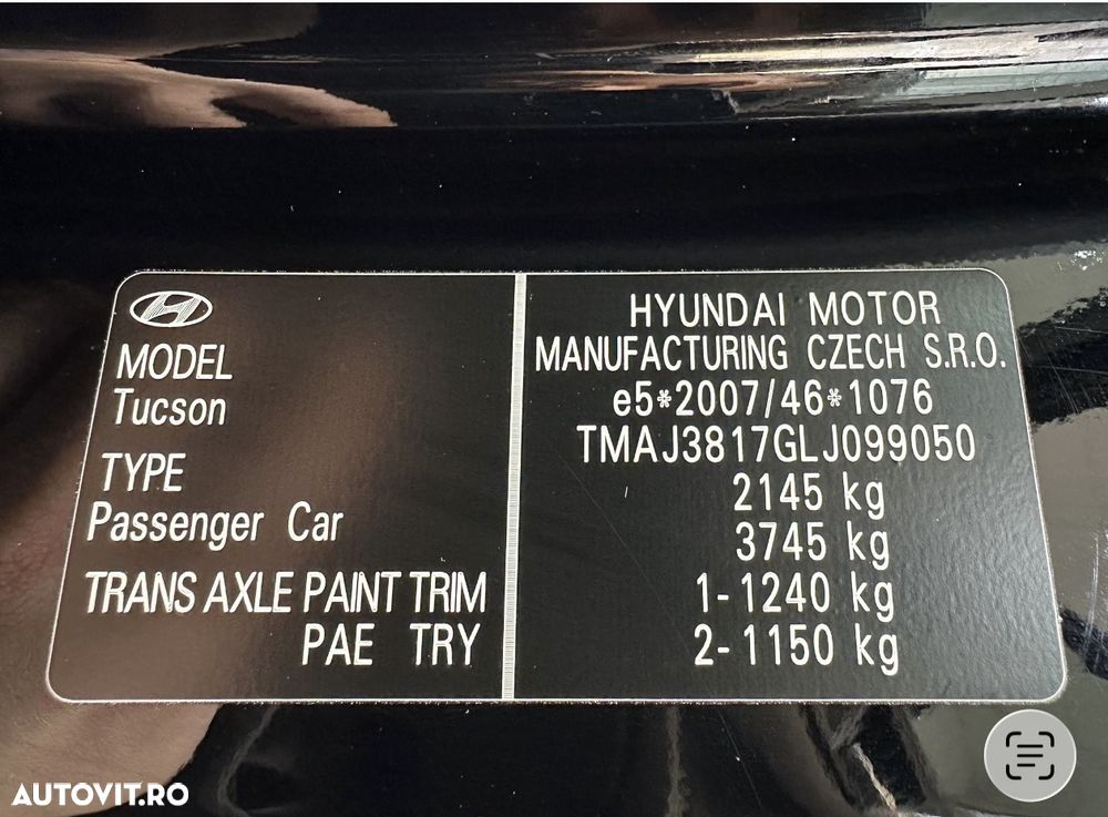 Hyundai Tucson 1.6 CRDi 48V-Hybrid 2WD DCT Prime - 15