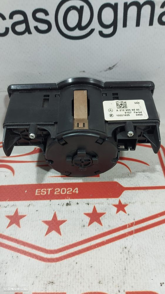 Modulo Luzes Switch Comutador Botão Mercedes Class E W212 A2129056800 Original - 3