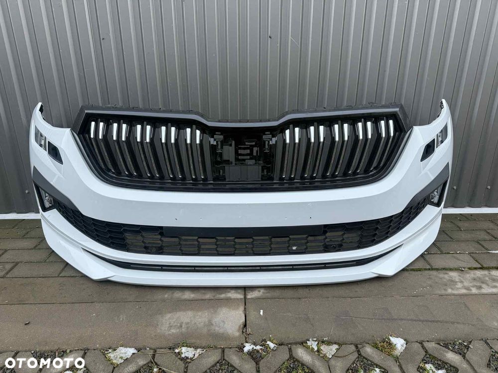Skoda Kodiaq I Lift Sportline Zderzak Przód Przedni Kompletny 4xPDC Radar Spryskiwacze LF9E 21-24 - 1