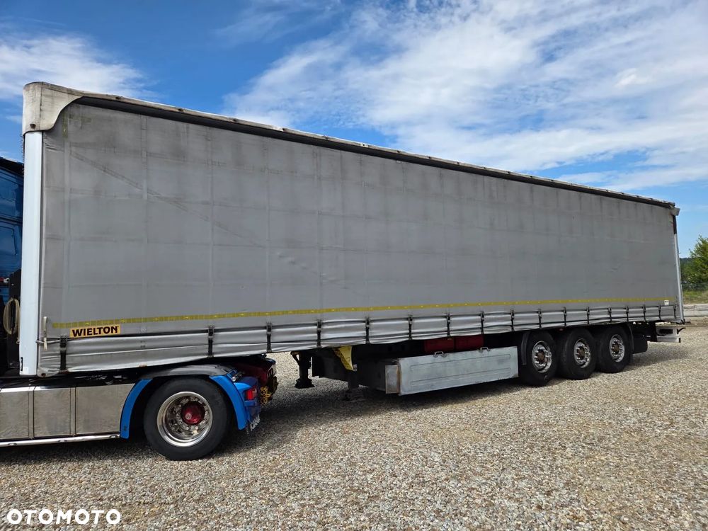 Wielton NS3 / FIRANKA / ZSUWANY DACH / PODNOSZONA OŚ / - 4