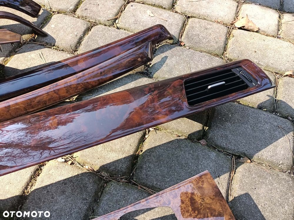 Dekory listwy BMW E90 E91 Europa przed lift Nawigacja navi drewno - 4