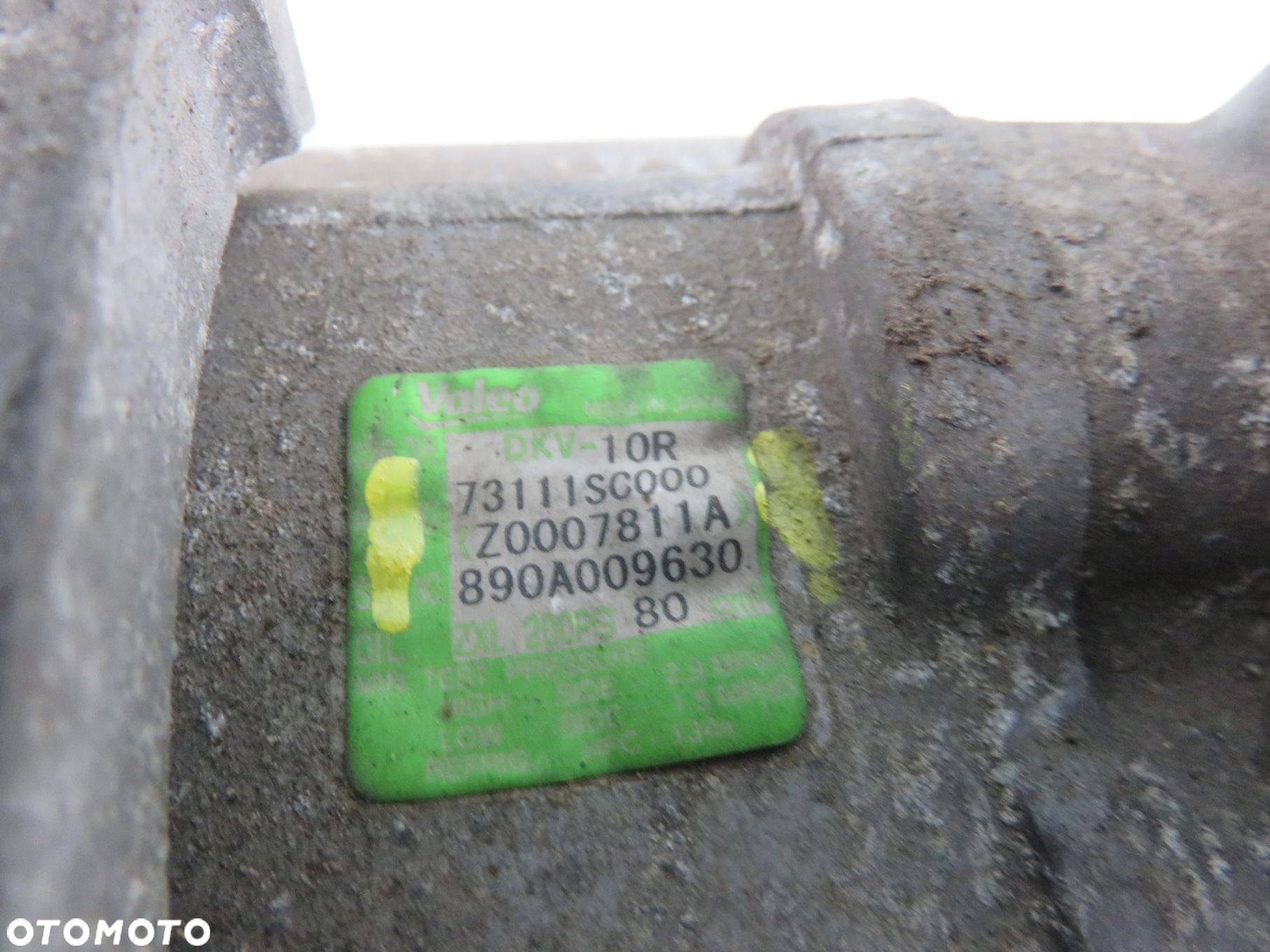 KOMPRESOR KLIMATYZACJI SUBARU IMPREZA III 2.0 D 890A009630 73111SC000 - 10