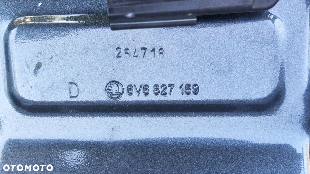 KLAPA KAMERA COFANIA ZDERZAK CZUJNIKI PDC PAS TYLNY WZMOCNIENIE BELKA LAMPA LEWY TYŁ KOMPLETNY ZESTAW DUPA ORYGINALNY LAKIER LF7Y SKODA FABIA III 3 6V LIFT HB 5D - 28