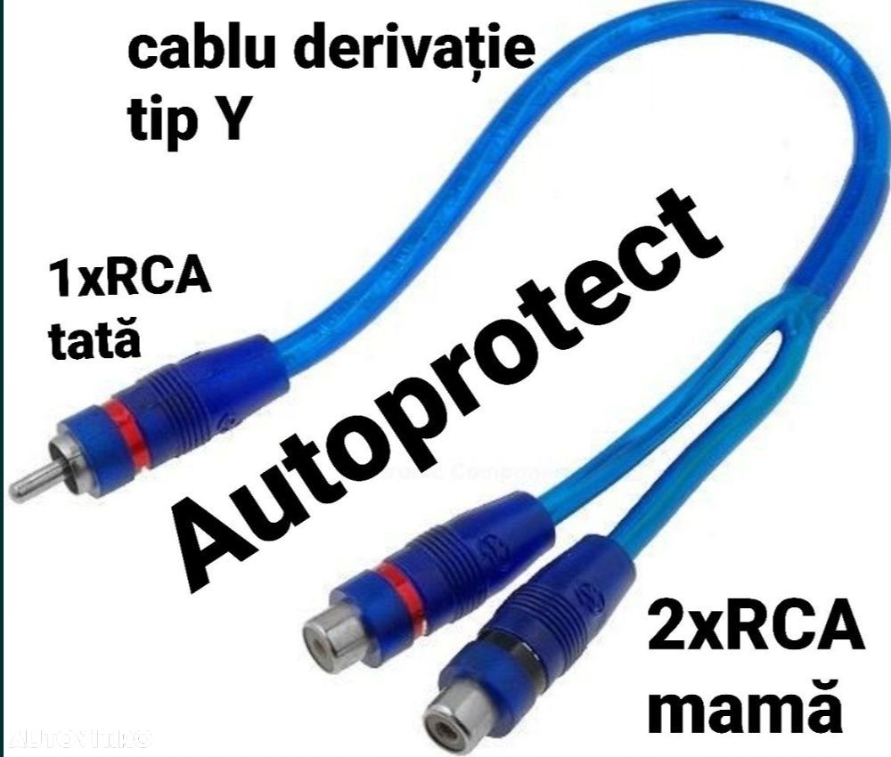 Cabluri RCA pentru kit statie amplificator subwoofer casă mașină - 2