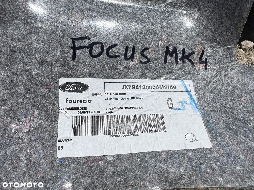 DYWAN WYKŁADZINA WNĘTRZA PODŁOGA FORD FOCUS MK4 HTB - 4