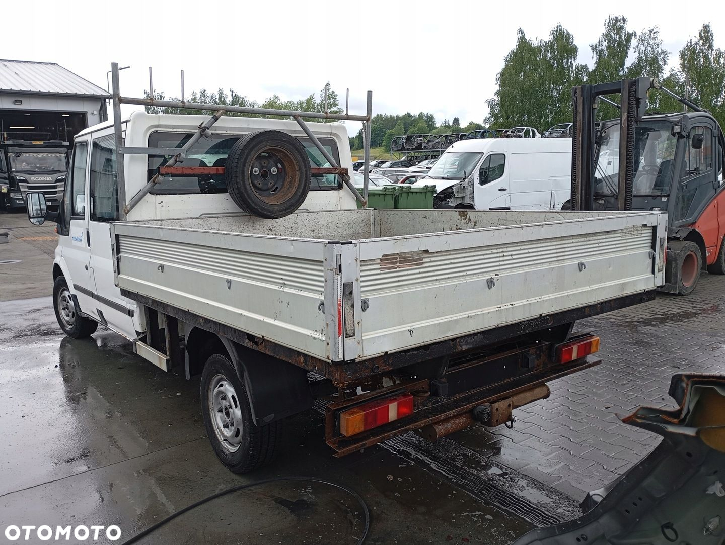 FORD TRANSIT MK6 VI 00-06 DRZWI PRZÓD PRAWE SZYBA - 7