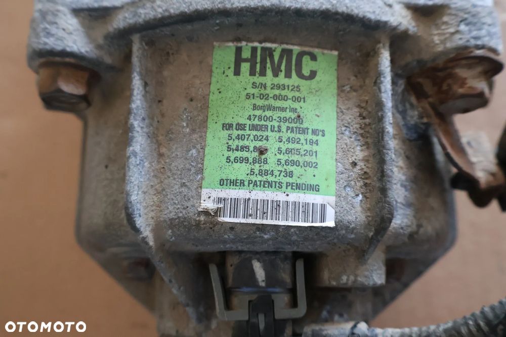 HUYNDAI Tucson I 04-10 MOST TYŁ DYFERENCJAŁ DYFER SPRZĘGŁO 4X4 47800-39000 - 2