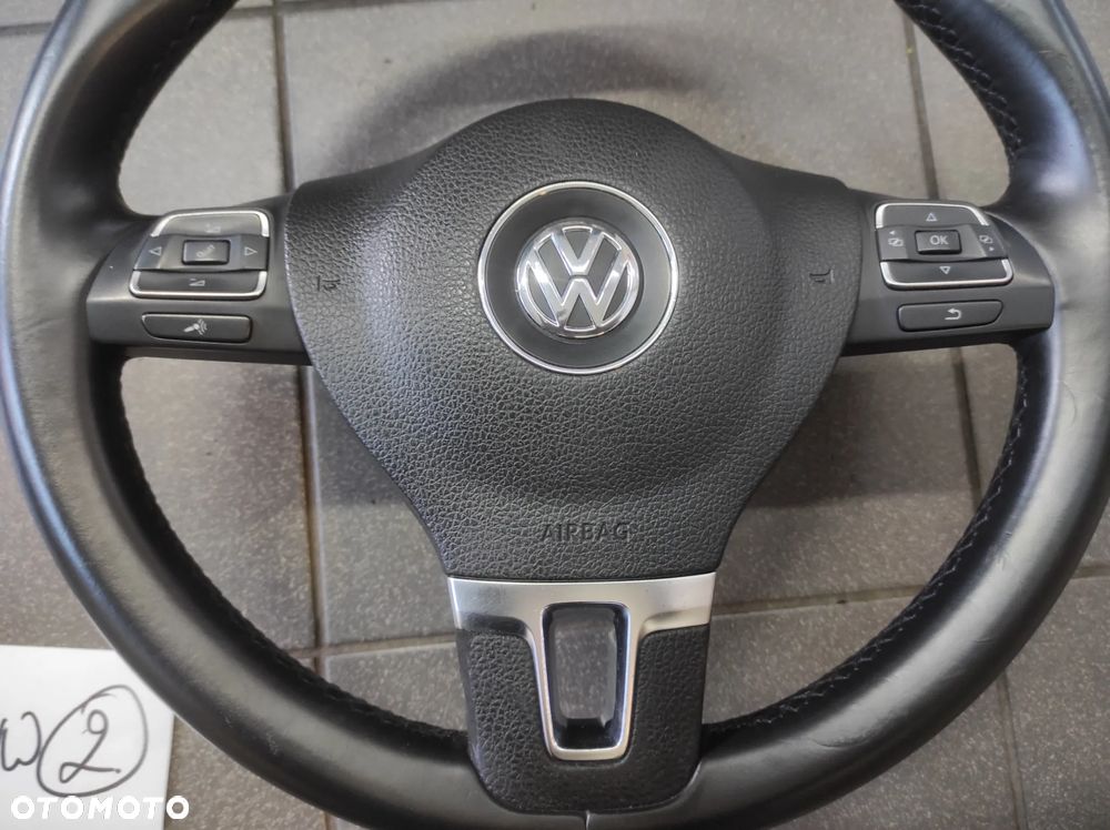 KIEROWNICA 3 RAMIENNA SKÓRA SKÓRZANA MULTIFUNKCJA R LINE VW TIGUAN PASSAT B6 B7 CC SIROCCO CADDY GOLF 5 6 TOURAN EOS POLO 5 6 WYSYŁKA !!! - 6