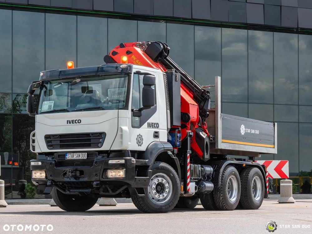 Iveco TRAKKER 450 6x4 PALFINGER PK 44002 HDS Żuraw Fly Jib Ciągnik - 12