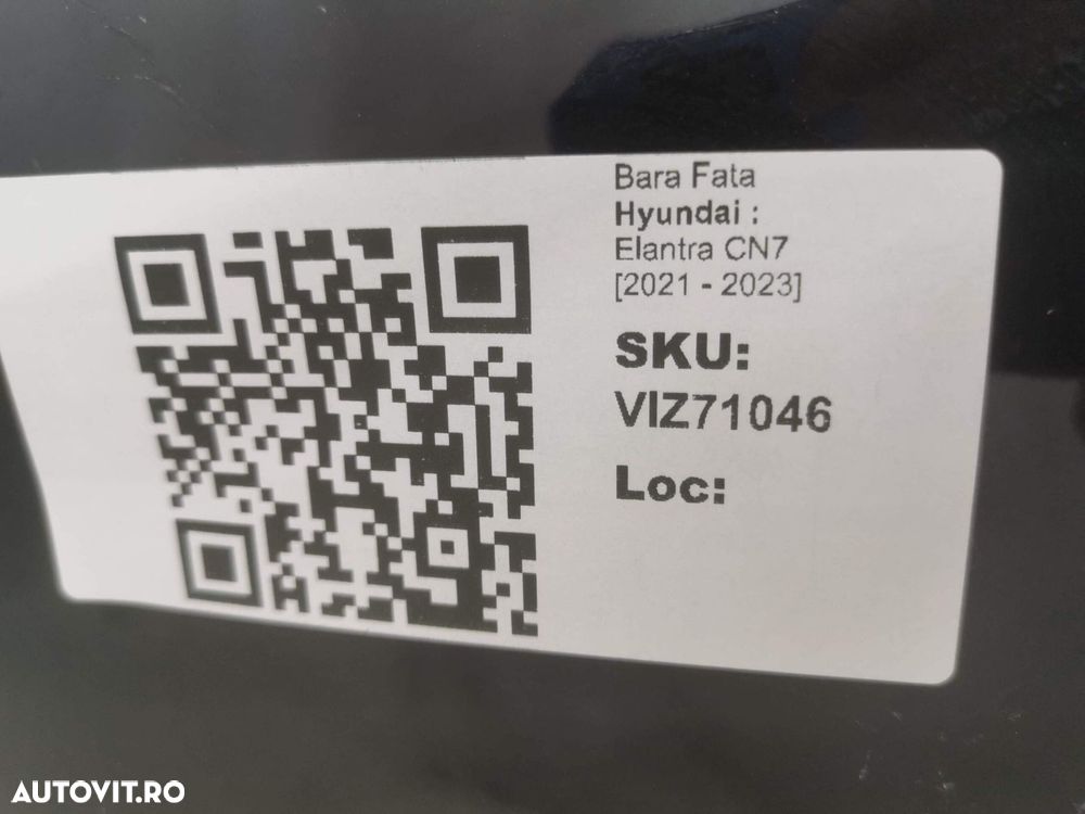 Bara Fata Hyundai  Elantra CN7 2021 2022 2023 Originala In Stare Buna - 8