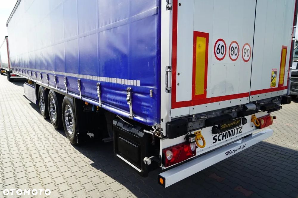 Schmitz Cargobull FIRANKA / STANDARD / OŚ PODNOSZONA / DACH PODNOSZONY  / KOSZ NA PALETY / - 13