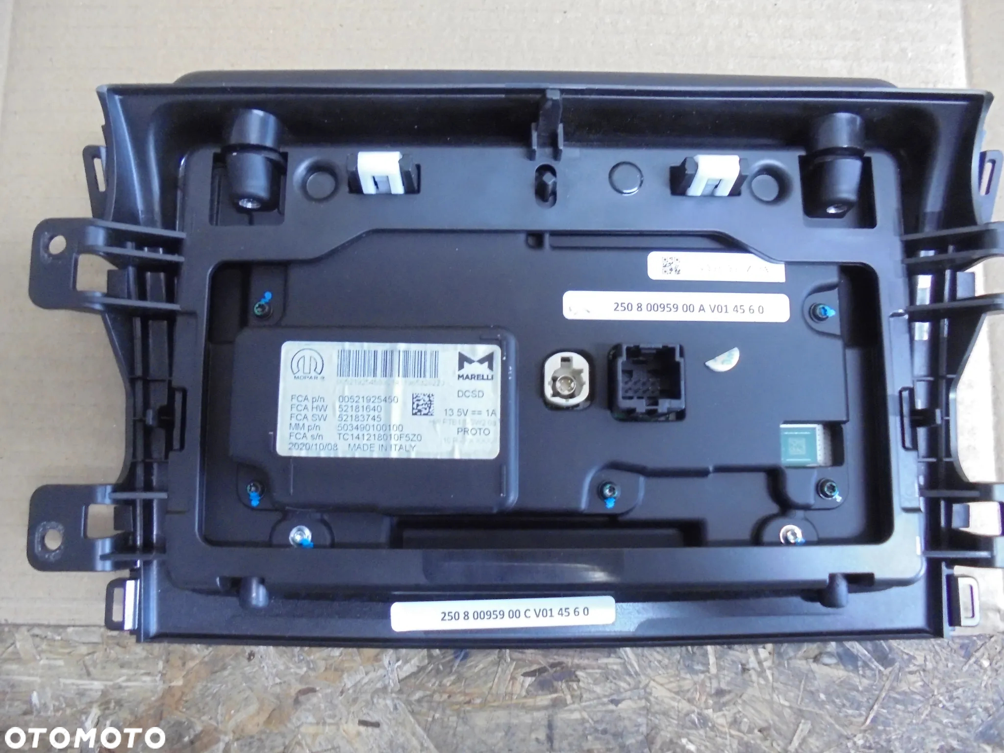 521925450 RADIO FIAT DUCATO 2020- DOTYKOWE - 2