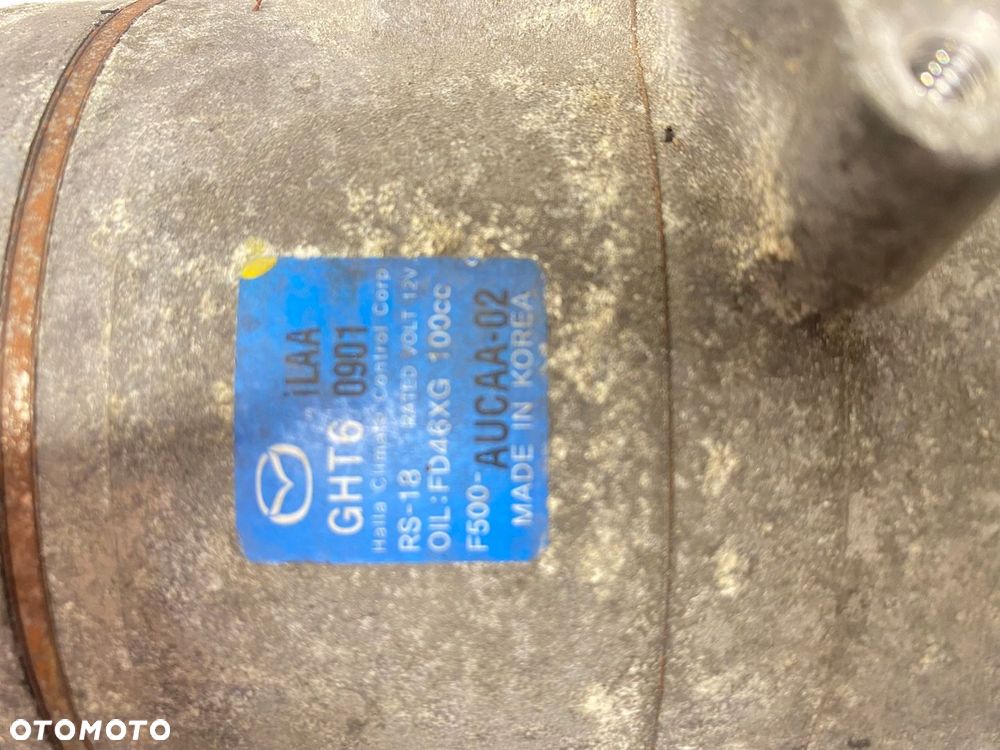 KOMPRESOR KLIMATYZACJI MAZDA 6 GJ 2.2 SKYAKTIV F500-AUCAA-02 12-18 - 5