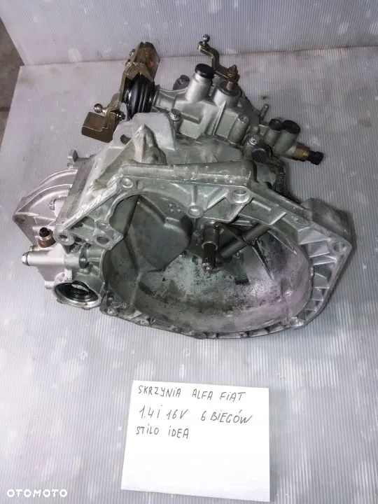 SKRZYNIA BIEGÓW FIAT IDEA STILO 1.4 16V 90KM 6B WYSPRZĘGLIK HYDRAULICZNY - 2