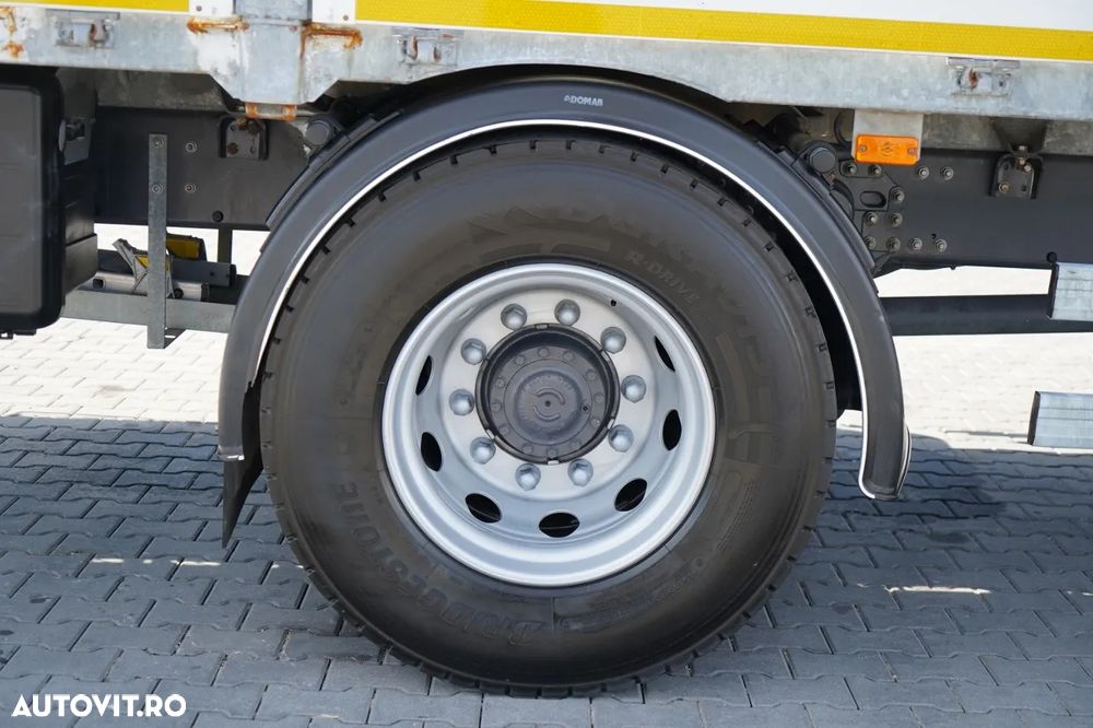 Volvo FL 280 / 4X2 / CAROSERIE 7,3 M / HYVA DRIVE / PILOT / FURCĂ PENTRU PALEȚI / ROTATOR / EURO 6 - 27